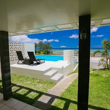 Keiki Beachhouse & Cafe Hotell Nakijin Exteriör bild